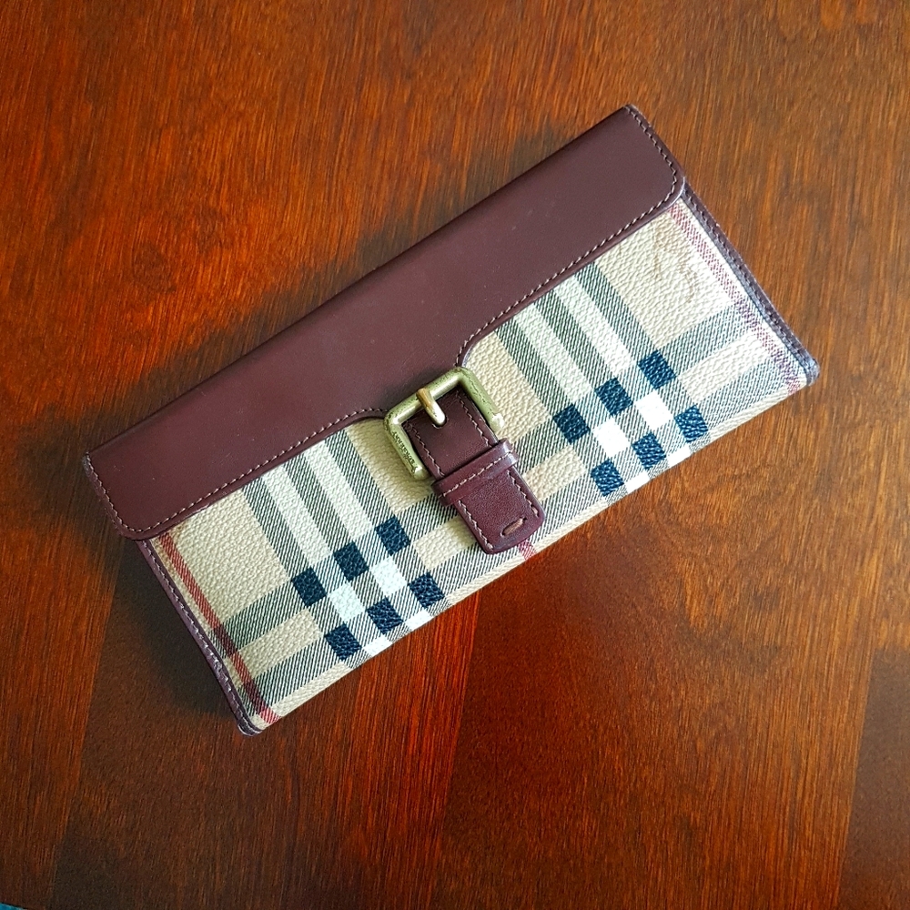 Burberry Haymarket Continental Wallet